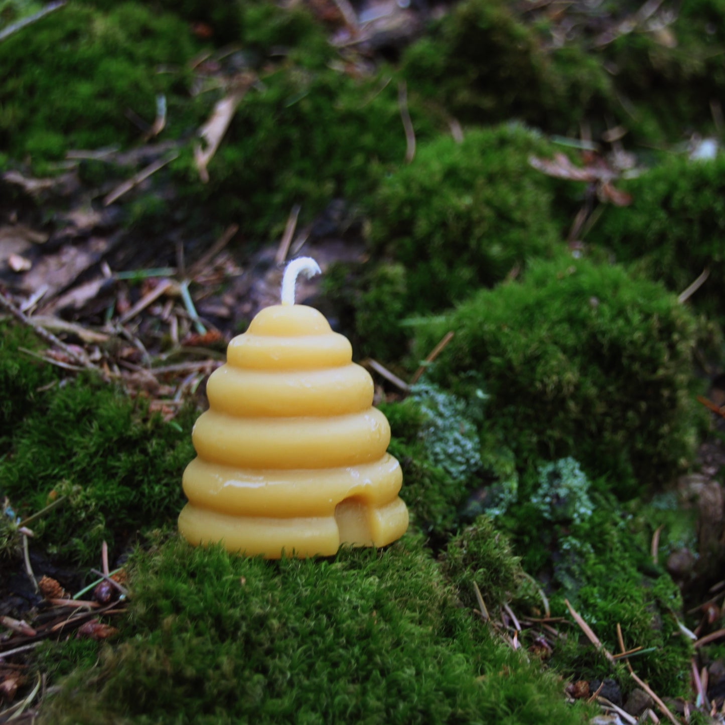 Skep Beehive Candle