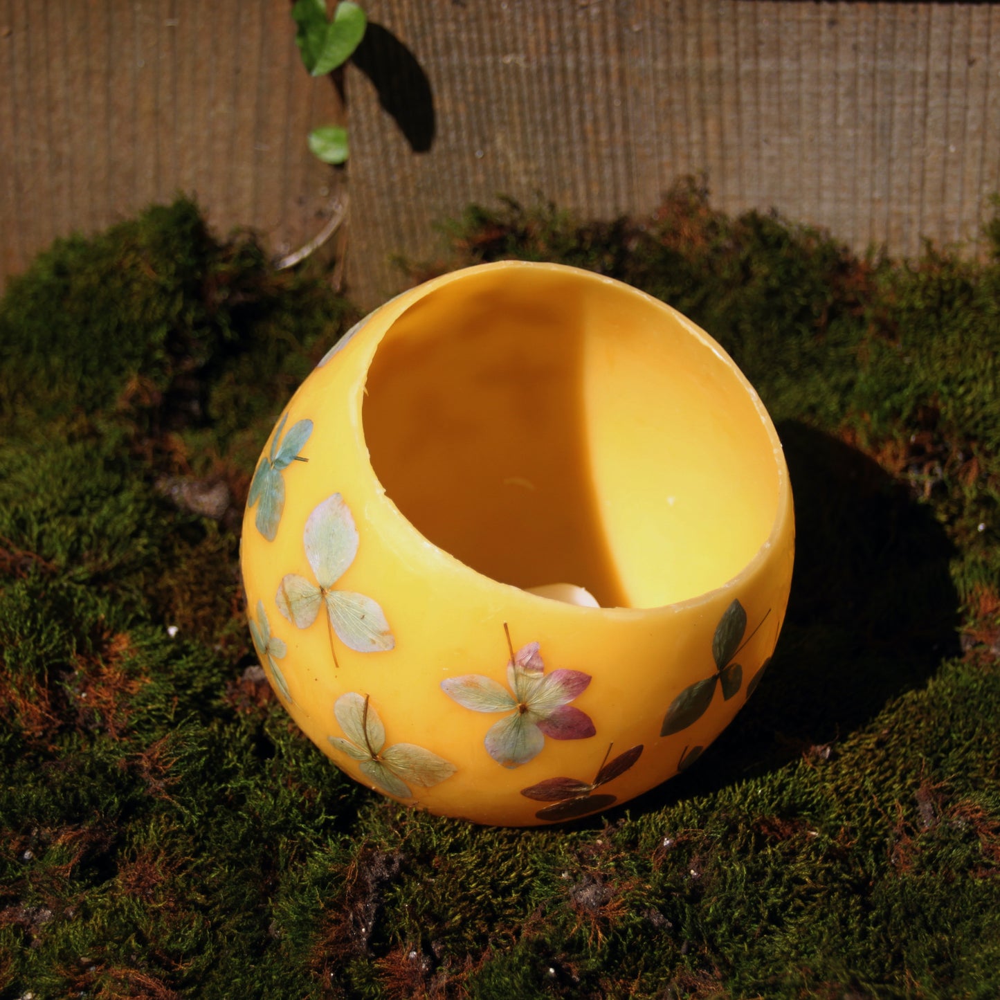 Falling Hydrangeas Lantern