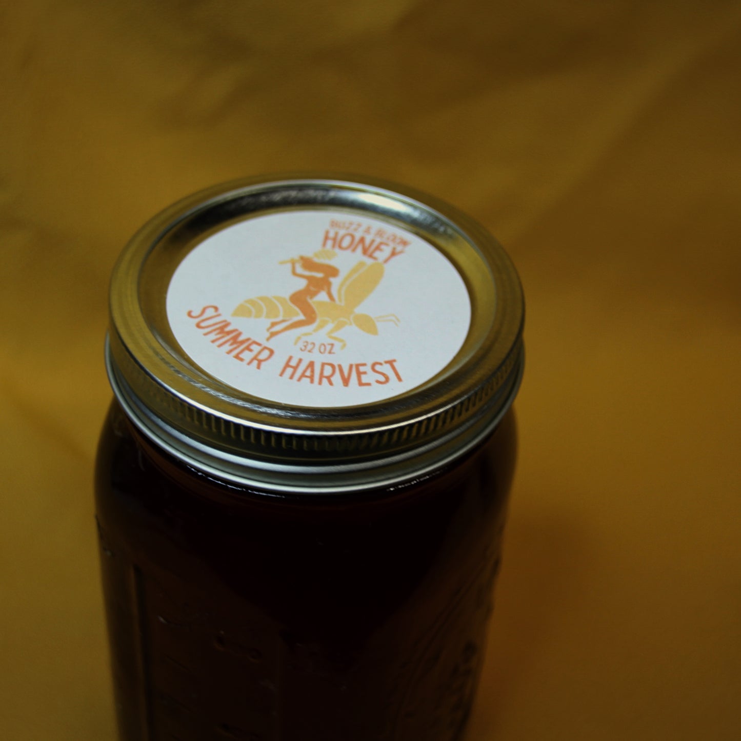 Honey Quart Jar